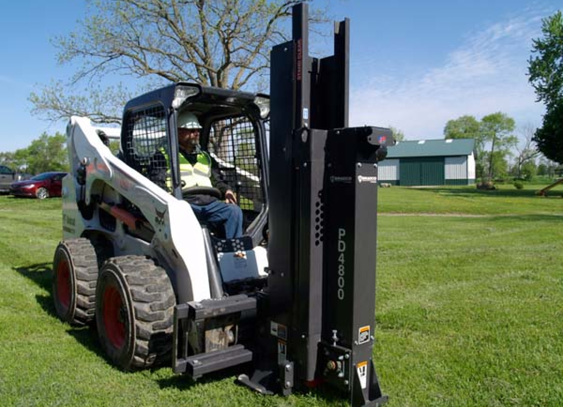 Post driver paladin attachments